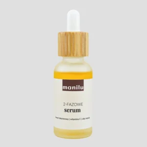 Manilu dvofazni noćni serum za suhu kožu s hijaluronskom kiselinom i vitaminom C