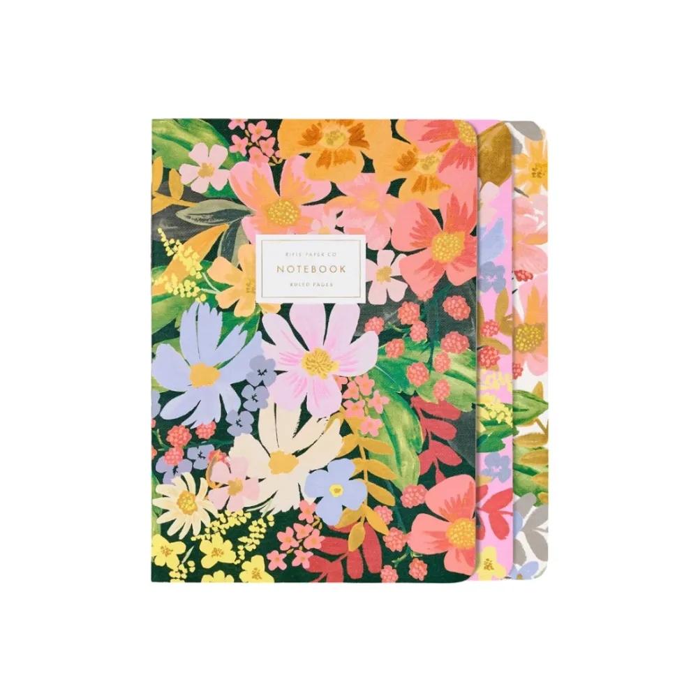 Marguerite Stitched Notebook Set 3