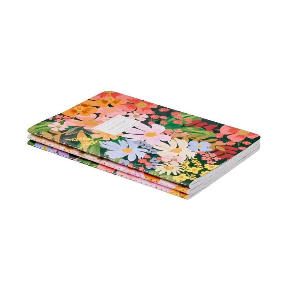 Marguerite Stitched Notebook Set 3