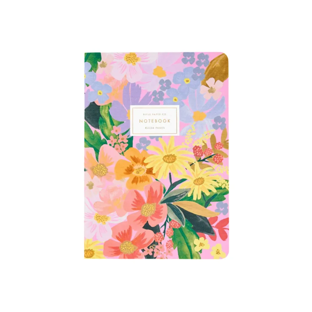 Marguerite Stitched Notebook Set 3