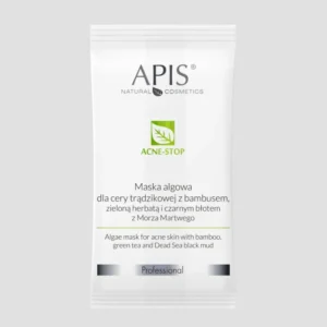 Maska od algi za kožu sklonu aknama s bambusom i zelenim čajem Acne-Stop Apis