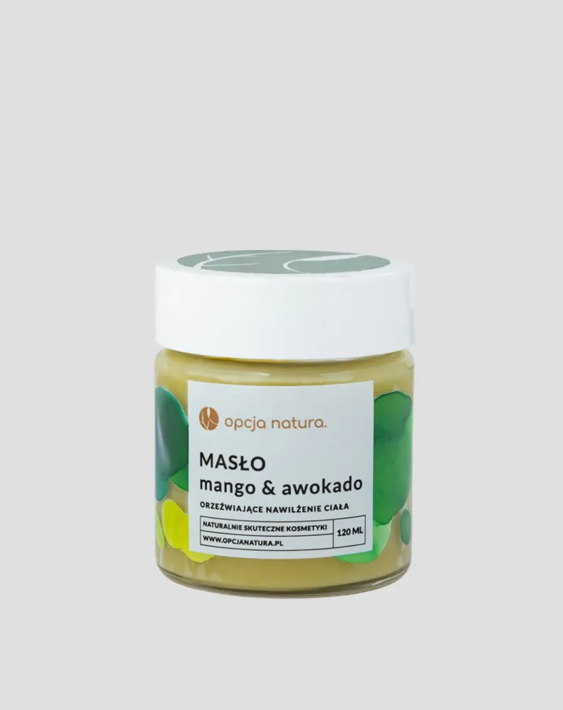 Maslac za tijelo za suhu, oštećenu i preplanulu kožu Mango & Avocado Opcja Natura