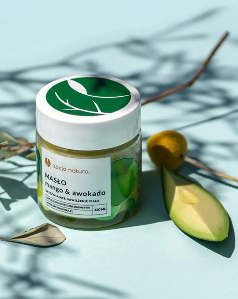 Maslac za tijelo za suhu, oštećenu i preplanulu kožu Mango & Avocado Opcja Natura