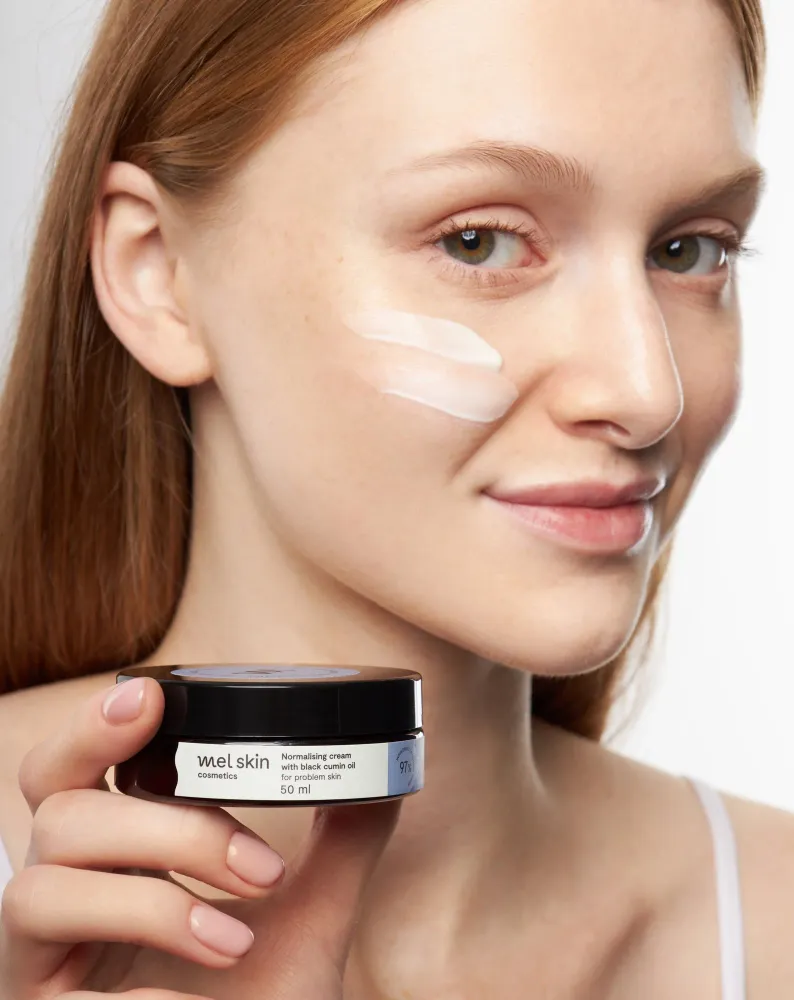 Mel Skin Normalizirajuć krema za problematičnu kožu s uljem crnog kima
