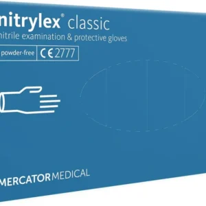 Nitrilne rukavice bez pudera Nitrylex Mercator veličina S (Plava) Mercator Medical