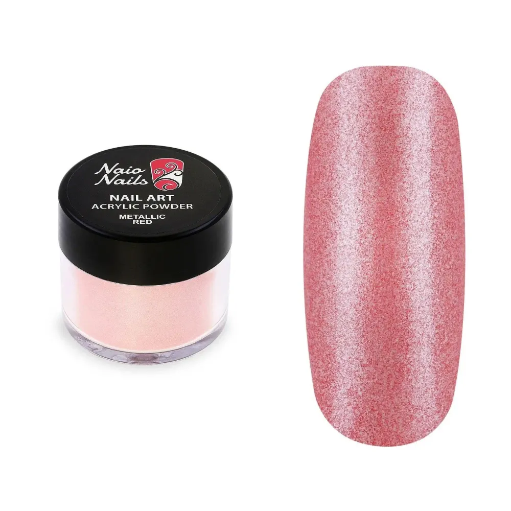 Metalik crveni akrilni prah - 12g
