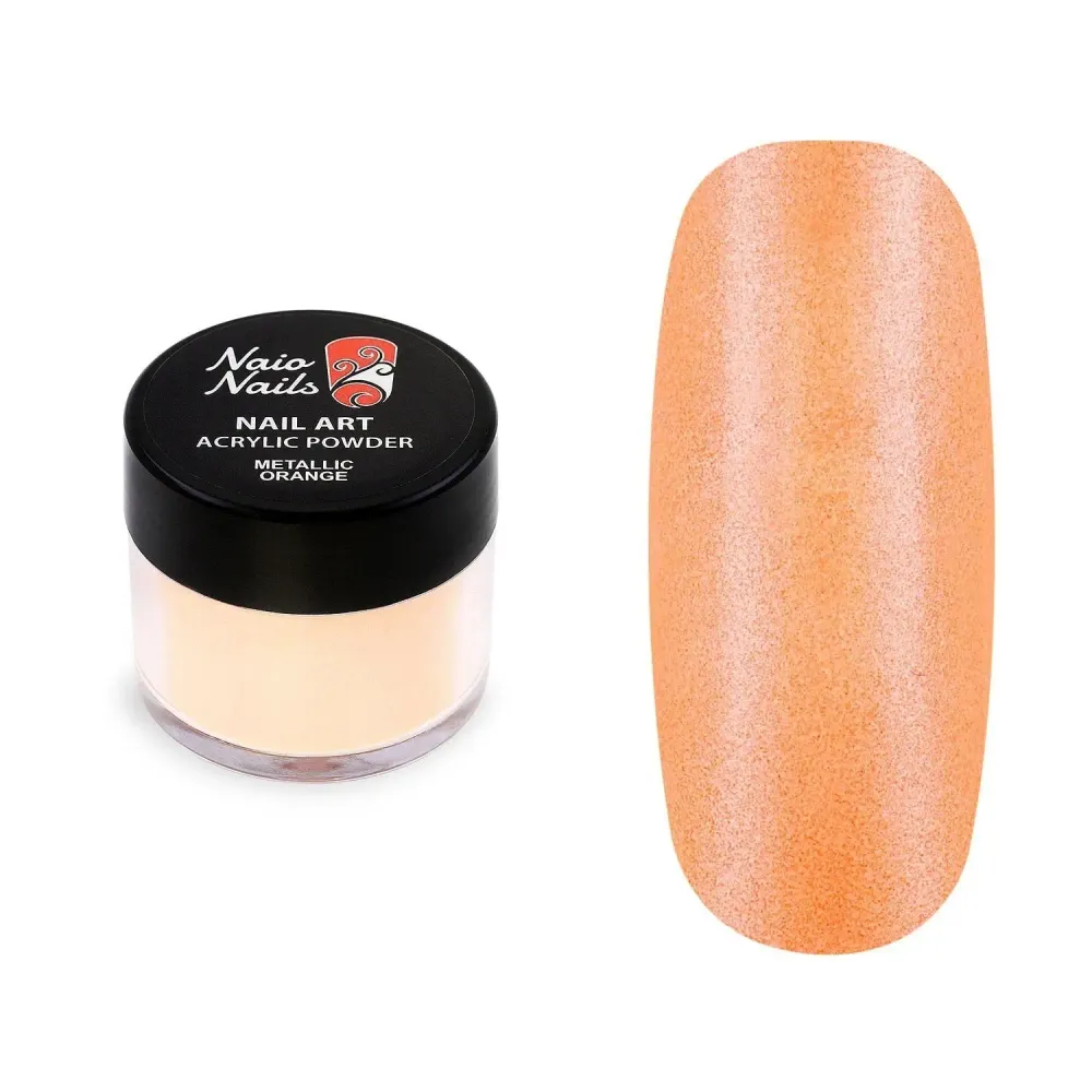 Metalik narančasti akrilni prah - 12g
