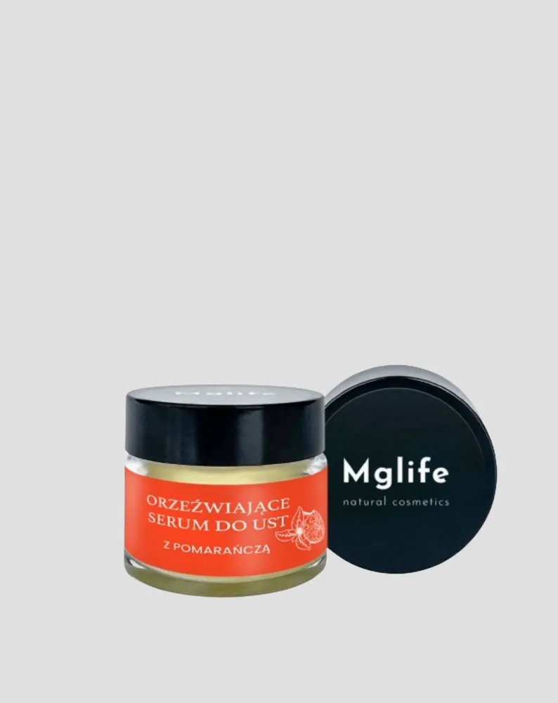 Mglife regenerativni rashlađujući serum za usne s narančom za svakodnevnu njegu