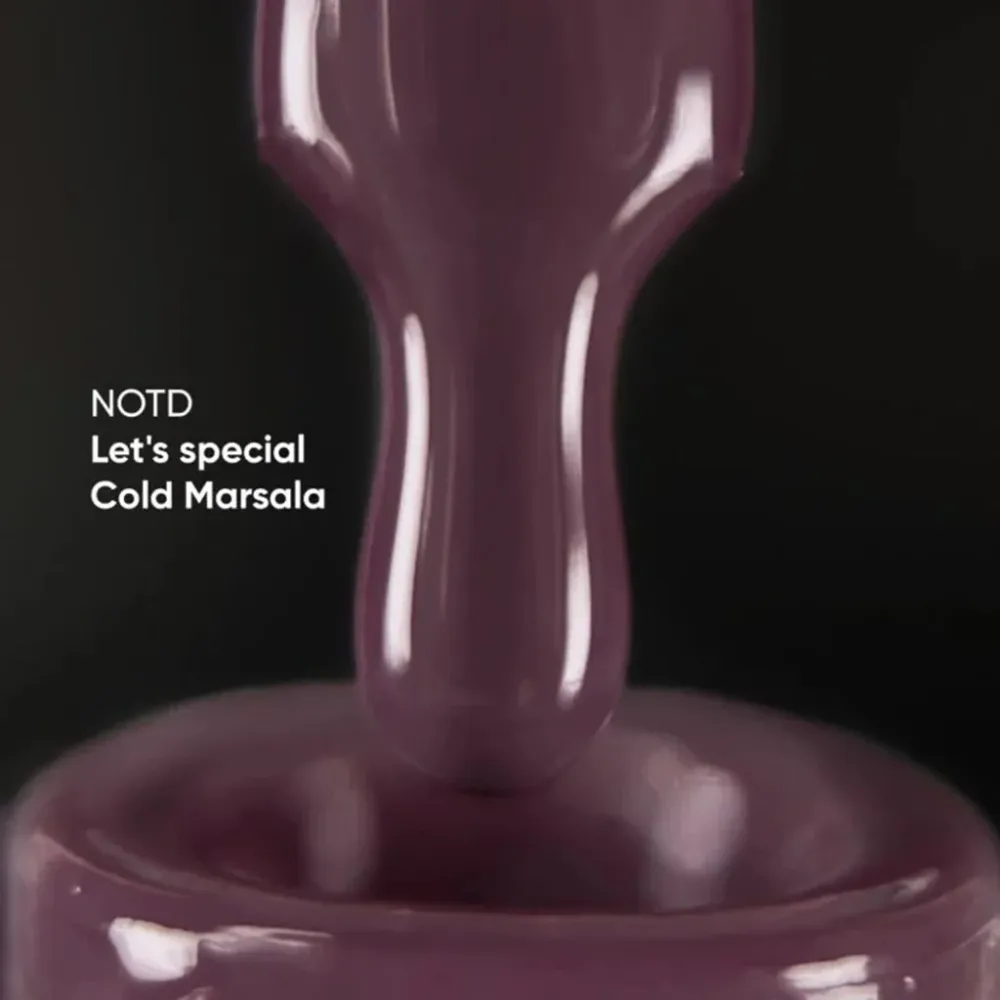 Gel lak za nokte Let's special №377 - Cold Marsala 10 ml NAILSOFTHEDAY