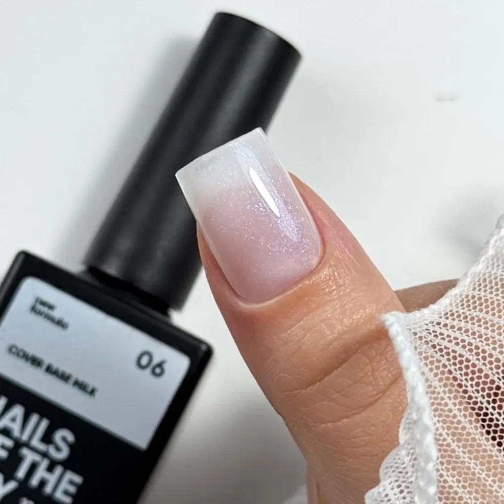 Kamuflažna baza Milk shimmer br. 6 10 ml NAILSOFTHEDAY