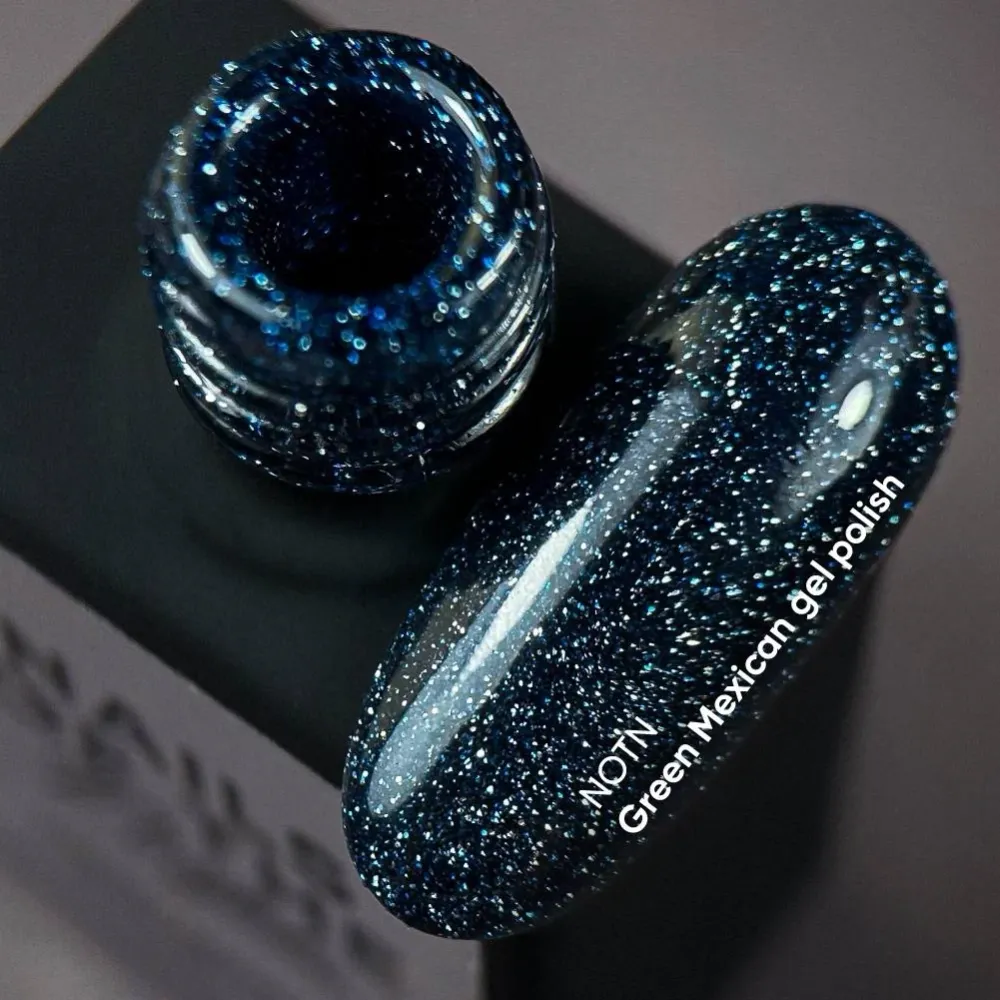 Reflektirajući gel lak za nokte №327 - Green Mexican 10 ml NAILSOFTHEDAY