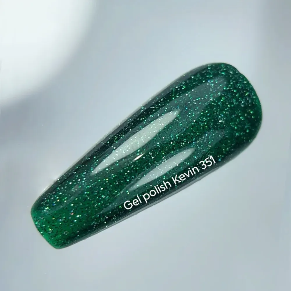Reflektirajući gel lak za nokte №351 - Kevin 10 ml NAILSOFTHEDAY