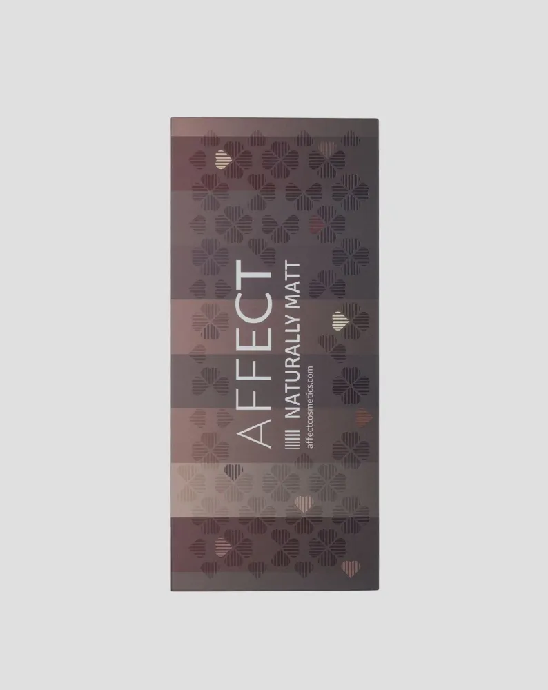 Naturally Matt Pressed Eyeshadows Palette Affect Professional Cosmetics