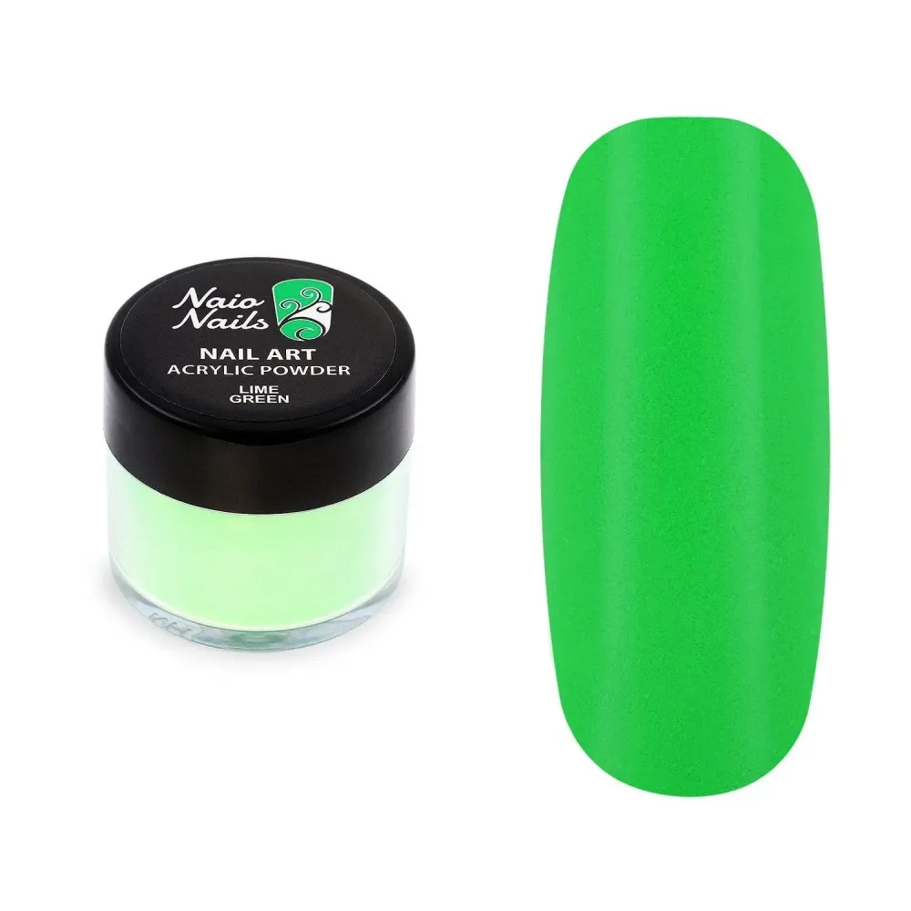 Neonski akrilni prah u boji limete - 12g