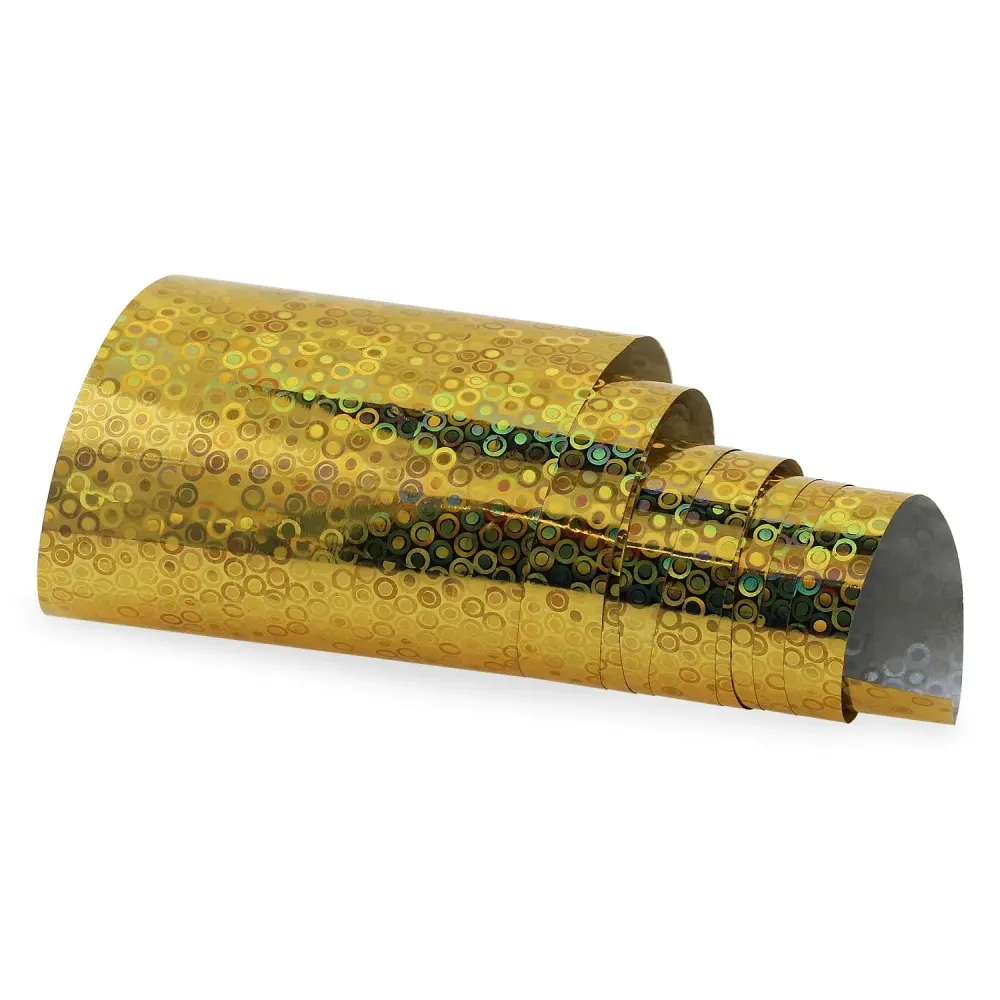 NF-022 Zlatni Holo Disco - Traka za prijenos folije