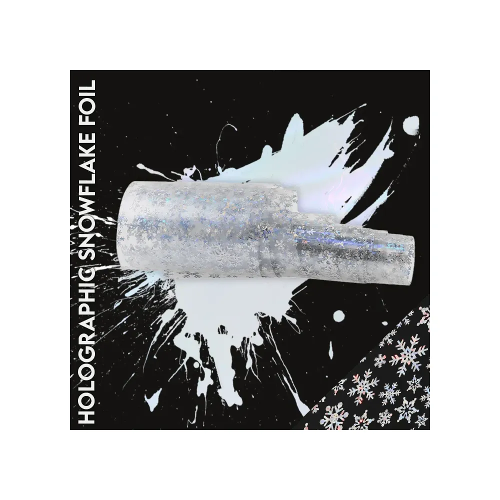 NF-059 Holografski Snježni Kristal - Traka za prijenos folije