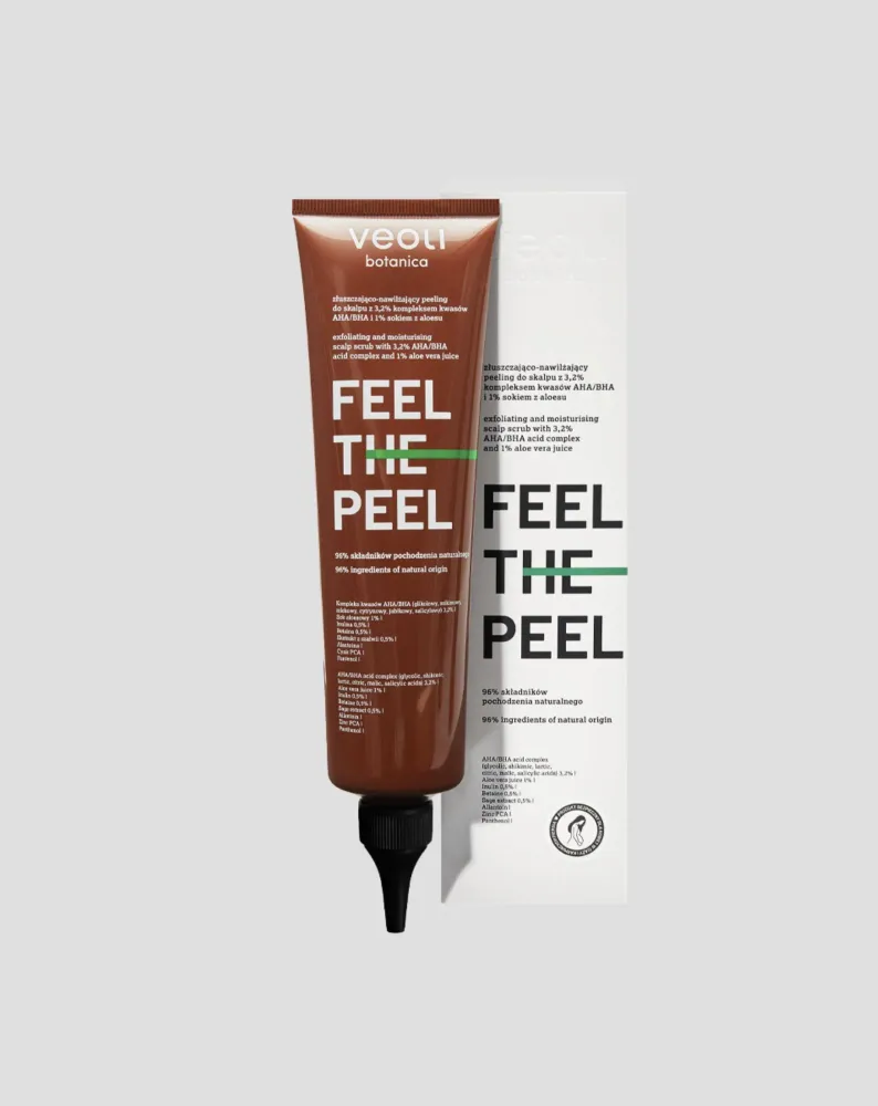 Osjetite piling vlasišta sa AHA/BHA kompleksom i sokom aloe Veoli Botanica