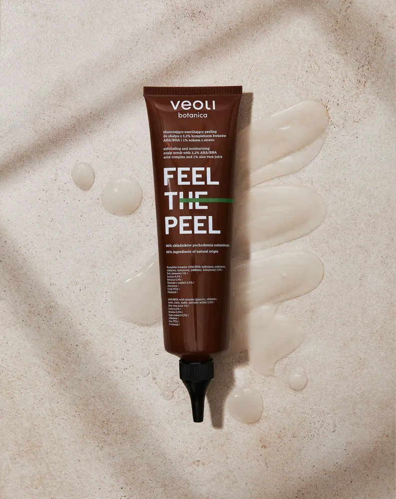 Osjetite piling vlasišta sa AHA/BHA kompleksom i sokom aloe Veoli Botanica