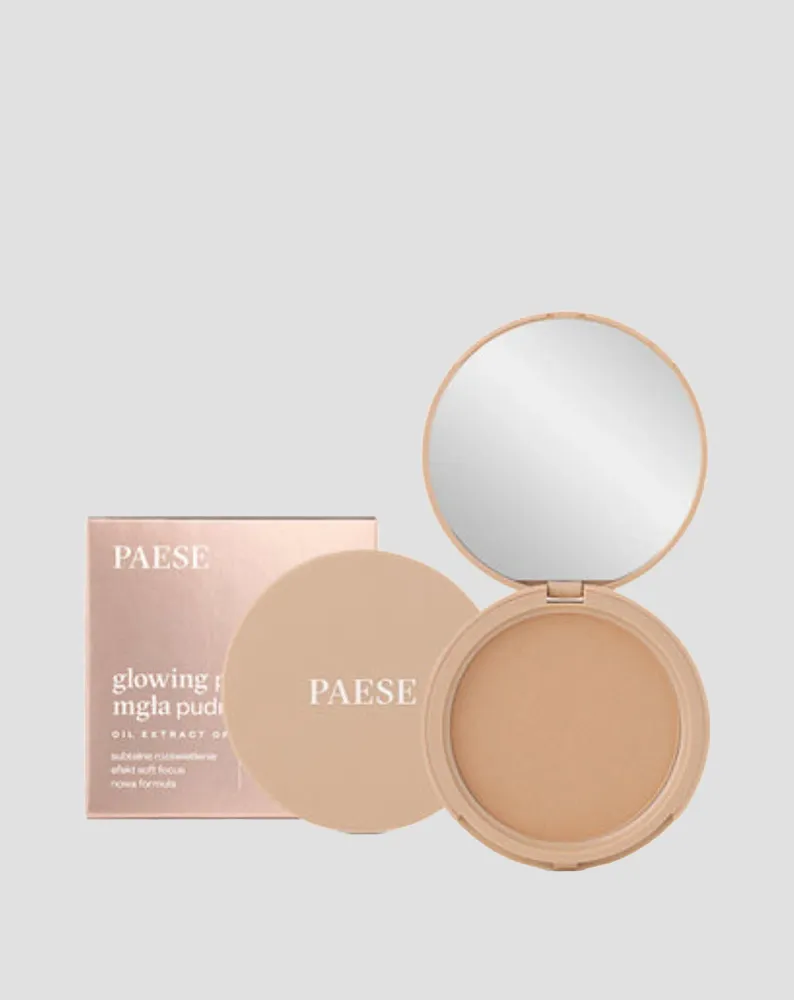 Osvjetljujuć i zaglađujuć puderasta magla za baršunastu završnu obradu 13 Paese Golden Beige