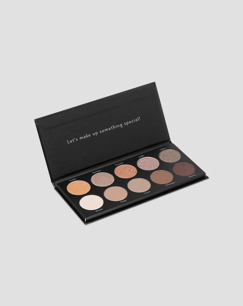 Paleta od 10 blistavih i mat sjenila za oči Delicious Eyeshadow Palette Nutridome