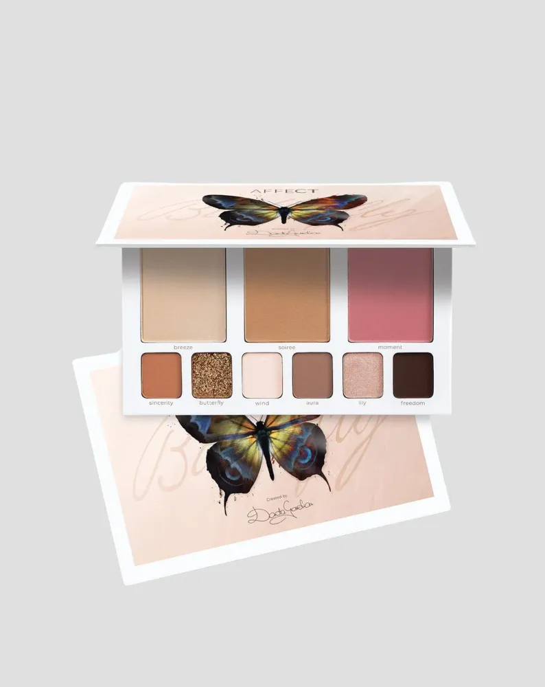Paleta šminke Butterfly šminka Rumenila i bronzeri utječu na profesionalnu kozmetiku