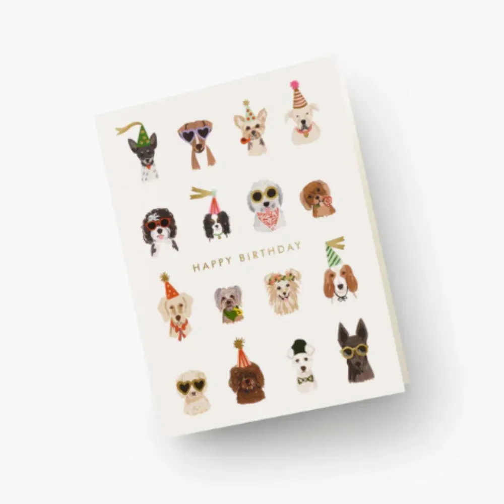 Party Pups Birthday Card