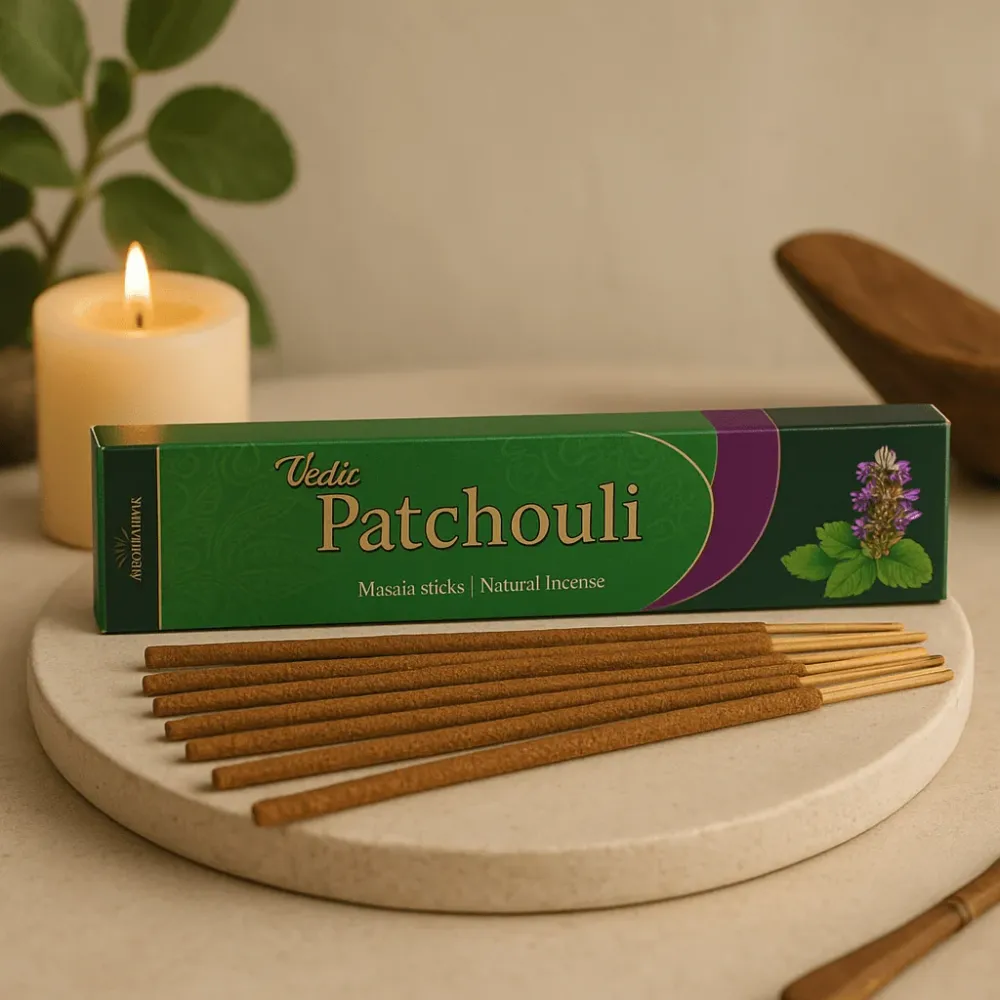 Patchouli ručno valjani masala štapići tamjana, 12 štapić
