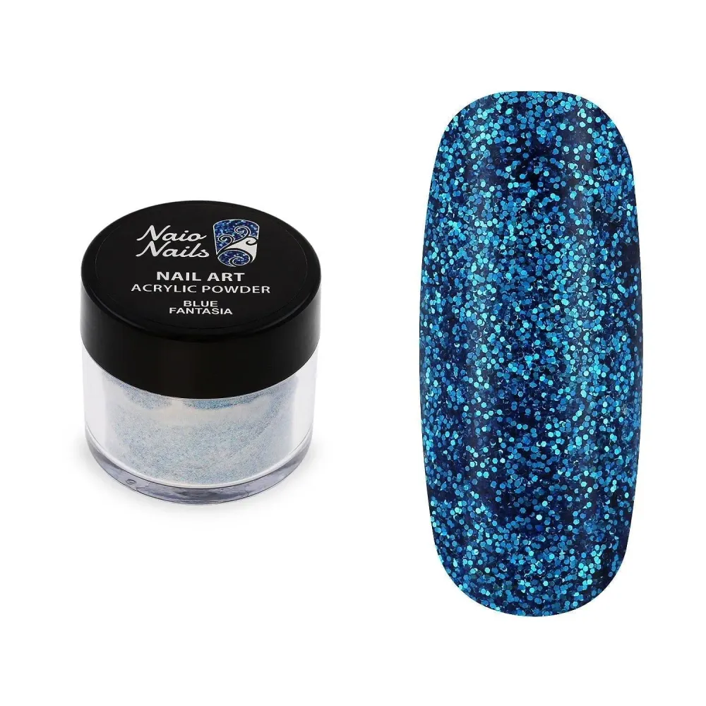 Plavi Fantazija Glitter Akrilni Prah - 12g