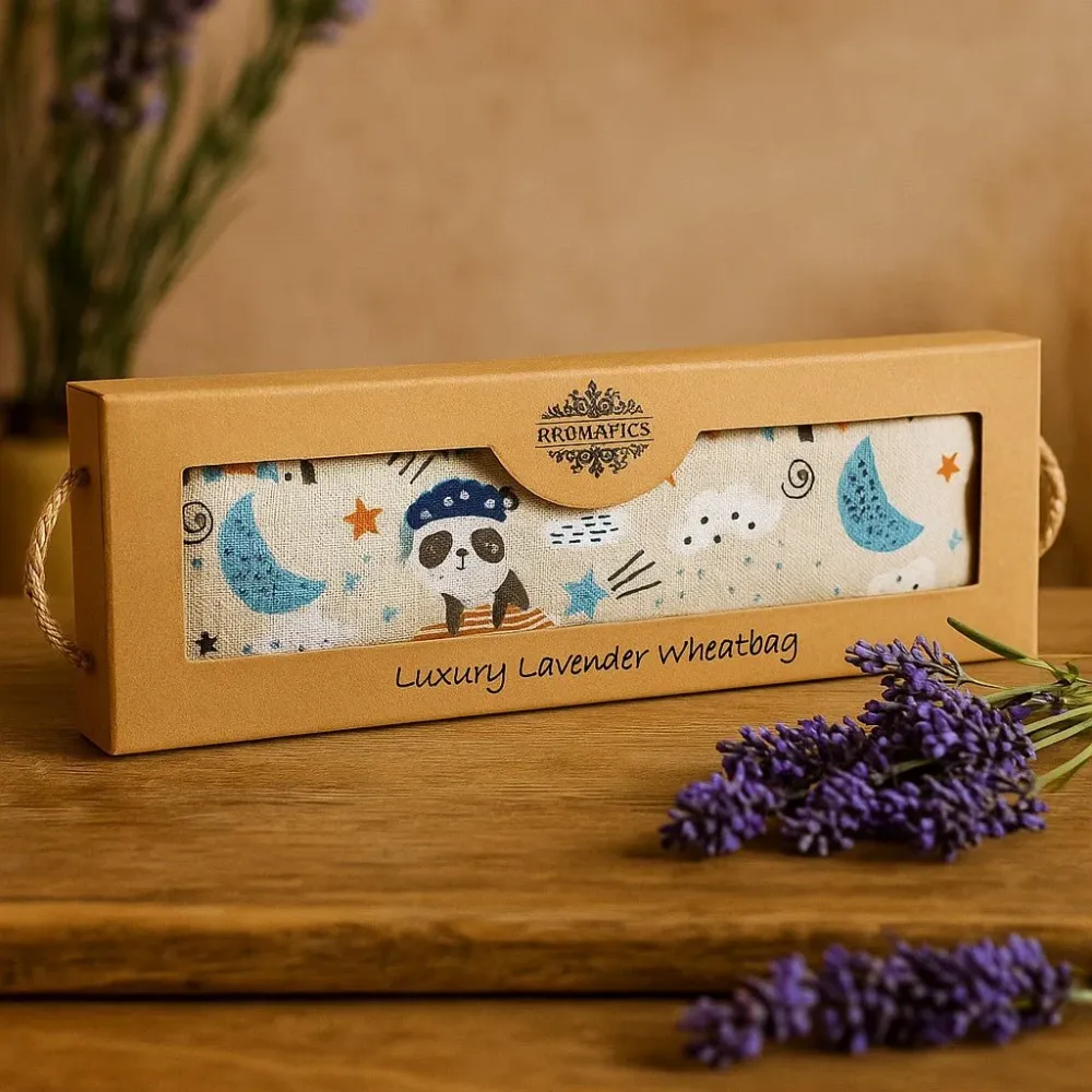 Poklon kutija jastučić za oči od lavande Sleepy Panda