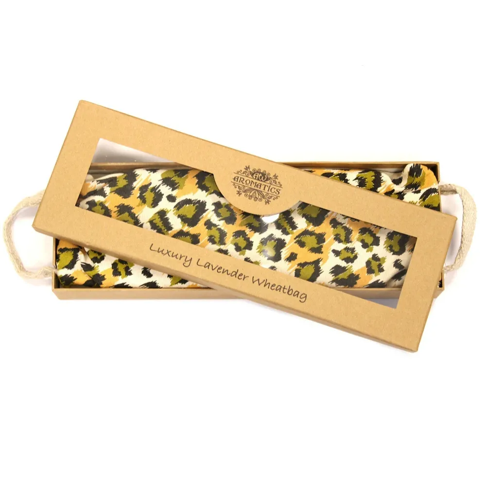 Poklon kutija s jastučićem za oči od lavande – Night Leopard