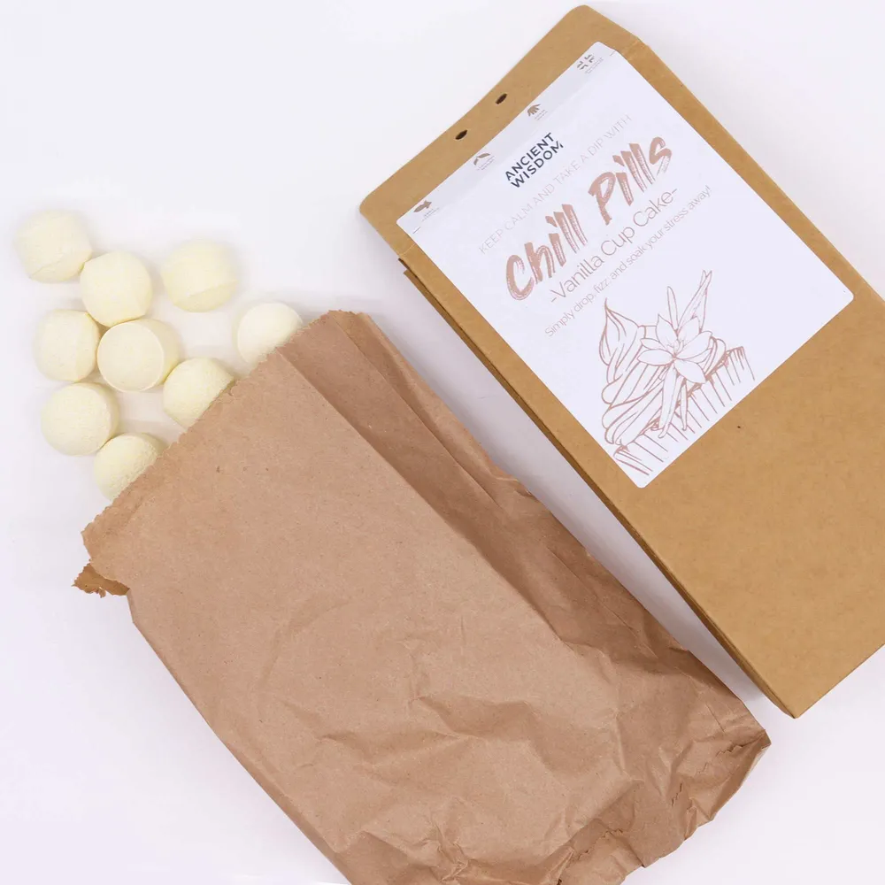 Poklon paket kupki za kupanje, vanilija cupcake 350g