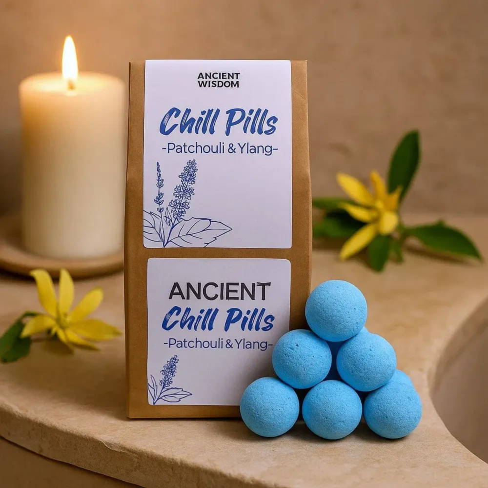 Poklon paket kupki za kupanje, Ylang i pačuli 350g
