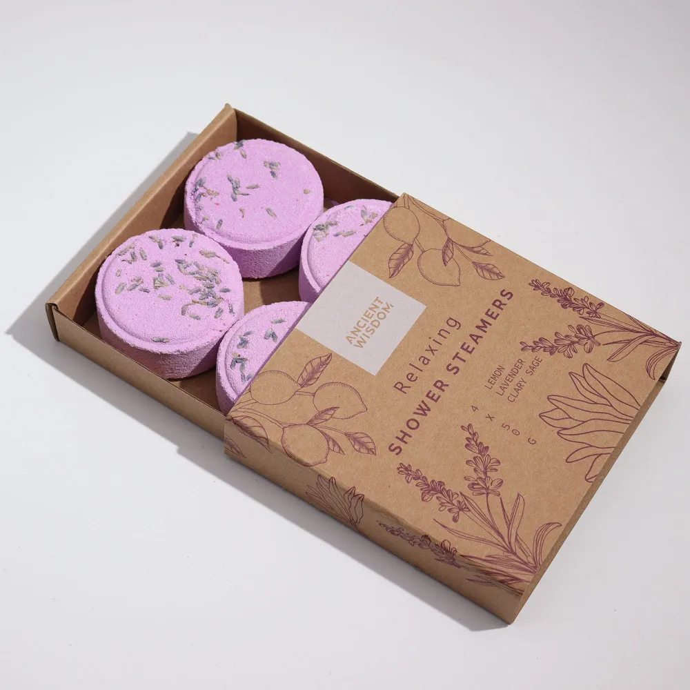 Poklon set 4 komada para za tuširanje Lavanda Limun