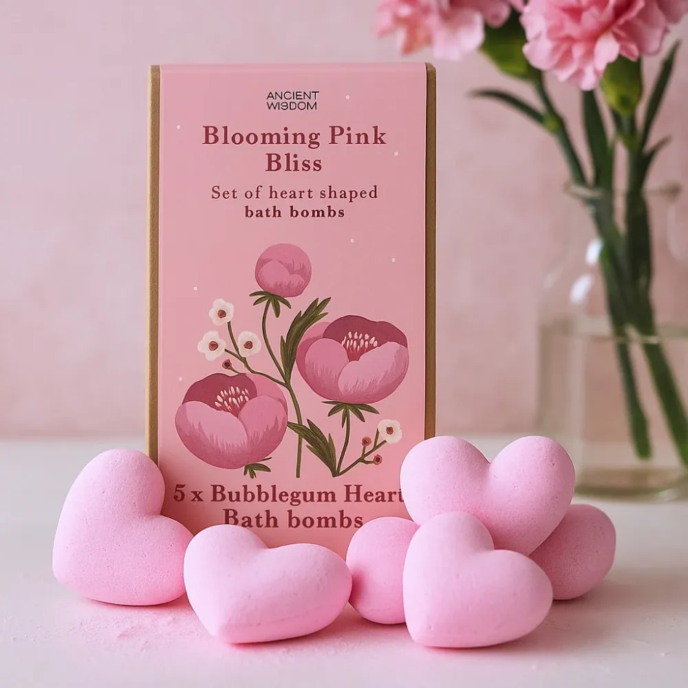 Poklon set kupki za kupanje Bubblegum Hearts 5 komada