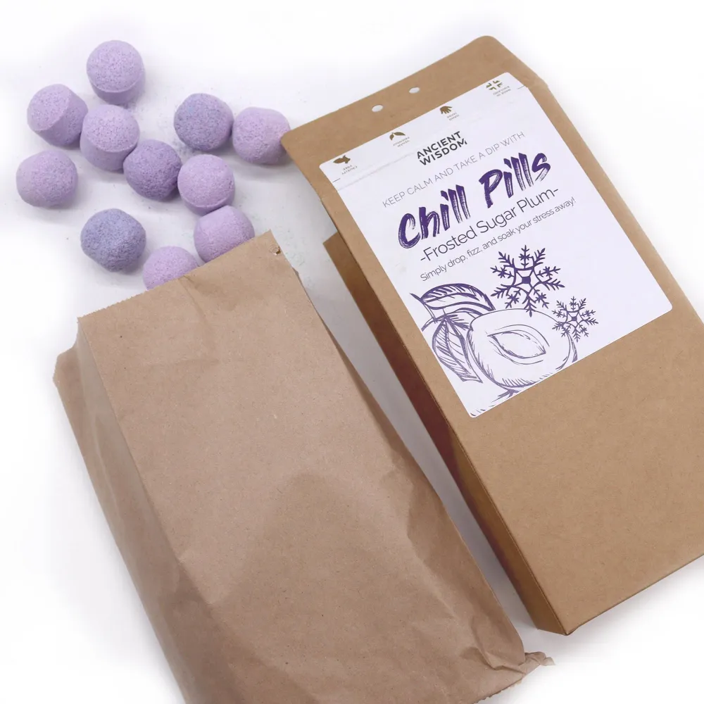 Poklon set kupki za kupanje Frosted Sugar Plum 350g