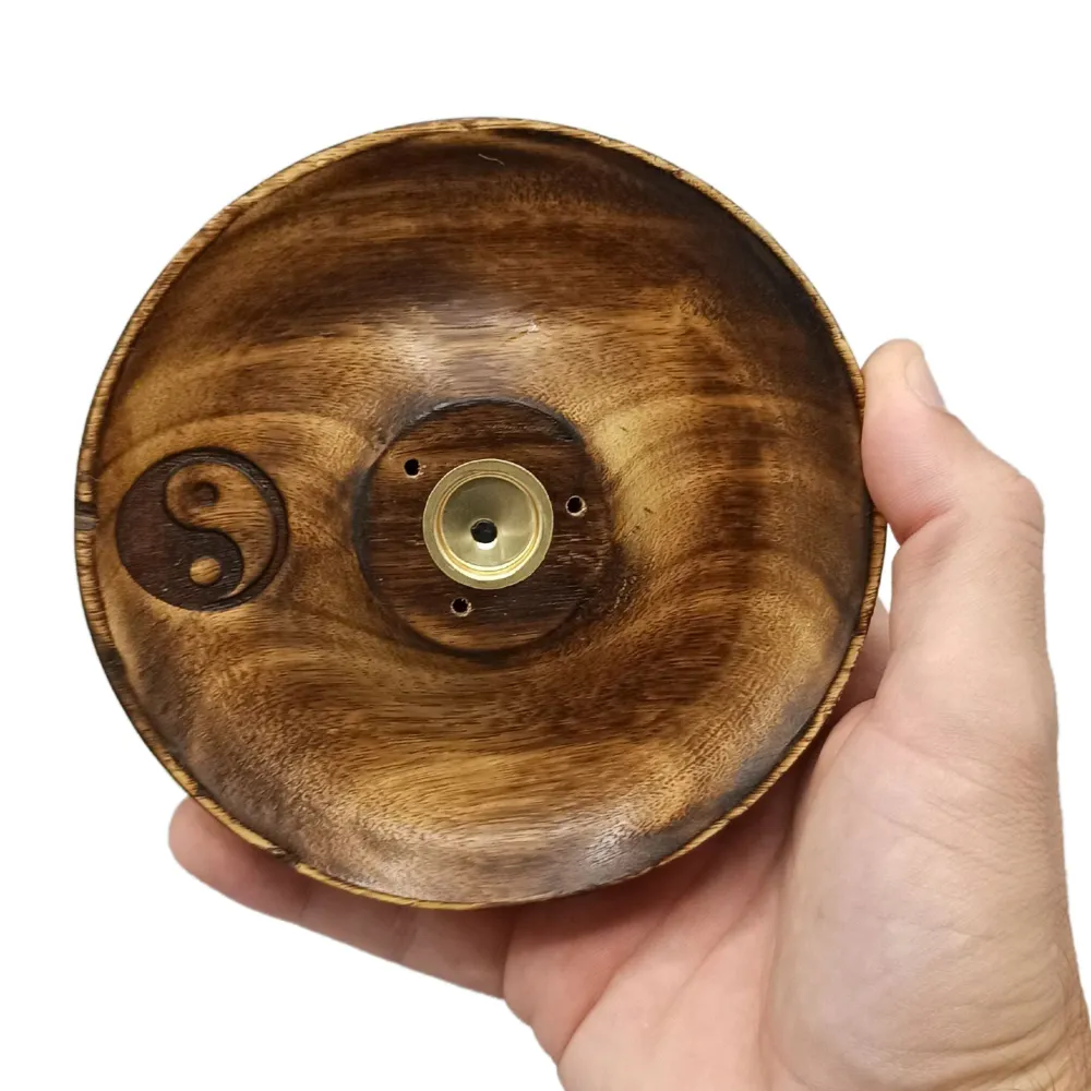 Posuda za tamjan za štapiće i stožce Yin Yang