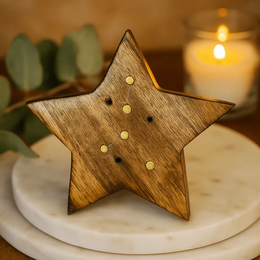 Posuda za tamjan sa znakom zodijaka, ugravirana zvijezda od mesinga