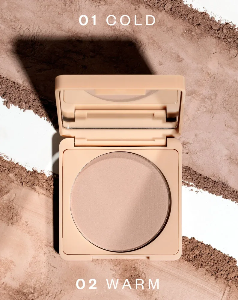 Presovani bronzer Selfglow 02 Topli s aktivnim sastojcima za konturiranje lica Paese