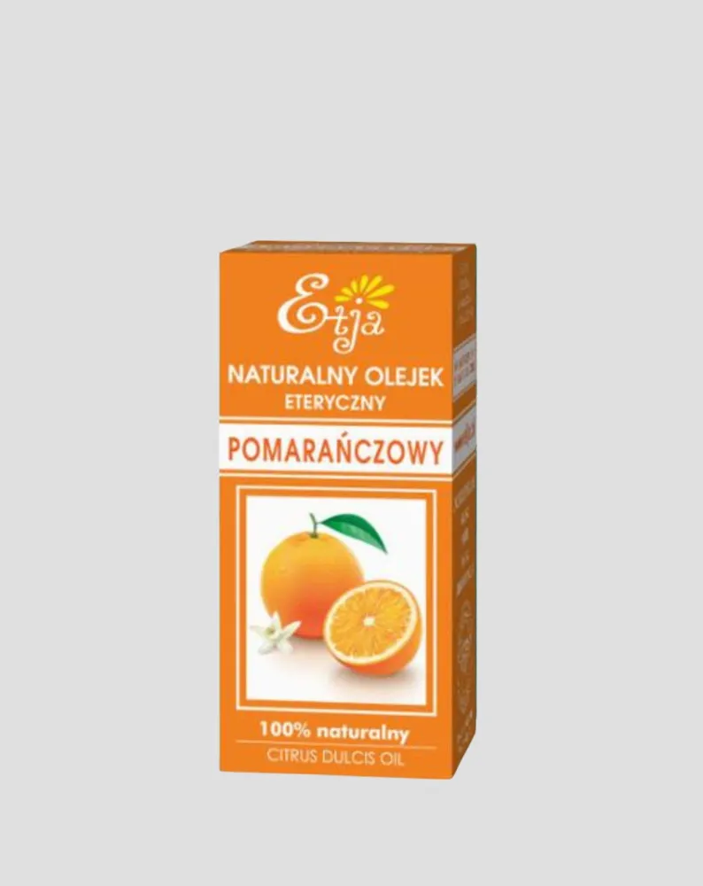 Prirodno eterično ulje naranče s citrusnim i voćnim mirisom Etja