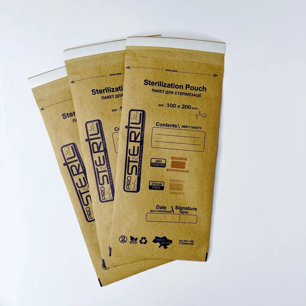 Sterilizacijske vrećice (Kraft vrećice) ProSteril 100*200mm (smeđ) 100 kom
