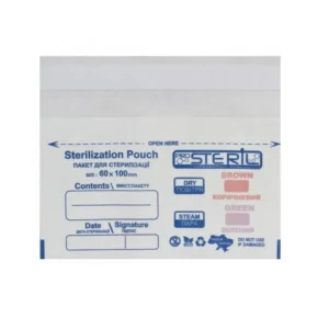 Sterilizacijske vrećice (kraft vrećice) ProSteril 60*100mm (bijele) 100 komada