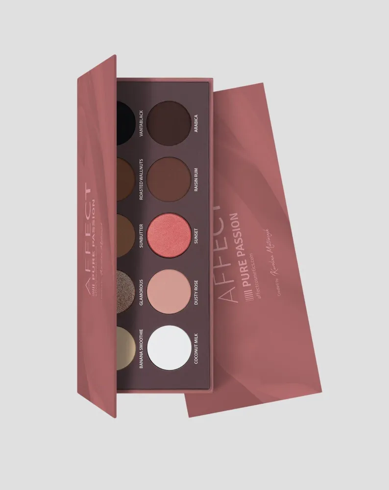 Pure Passion Affect Professional Cosmetics paleta trajnih sjenila za oči