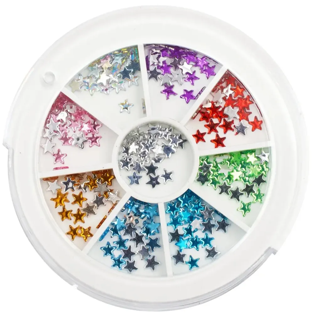 Rhinestone vrtuljak (250 komada) Zvijezda