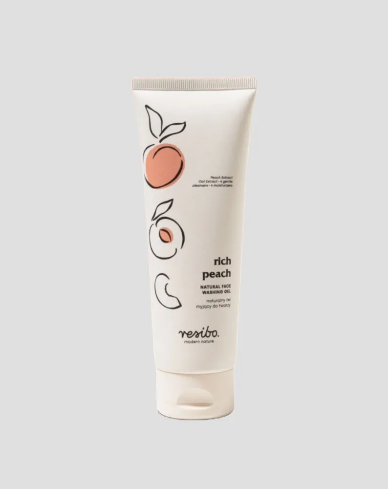 Rich Peach prirodni gel za čišćenje lica s ekstraktom breskve 125 ml Resibo