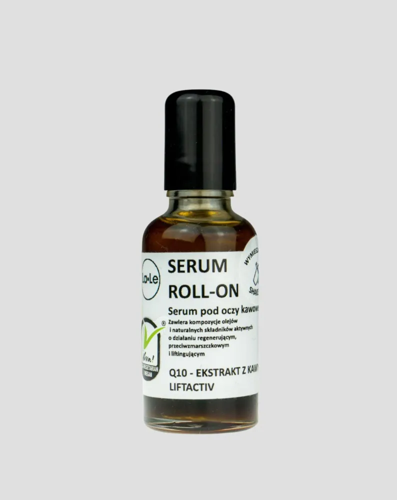 Roll-on serum za oči od kave smanjuje natečenost i učvršćuje učinak La-Le