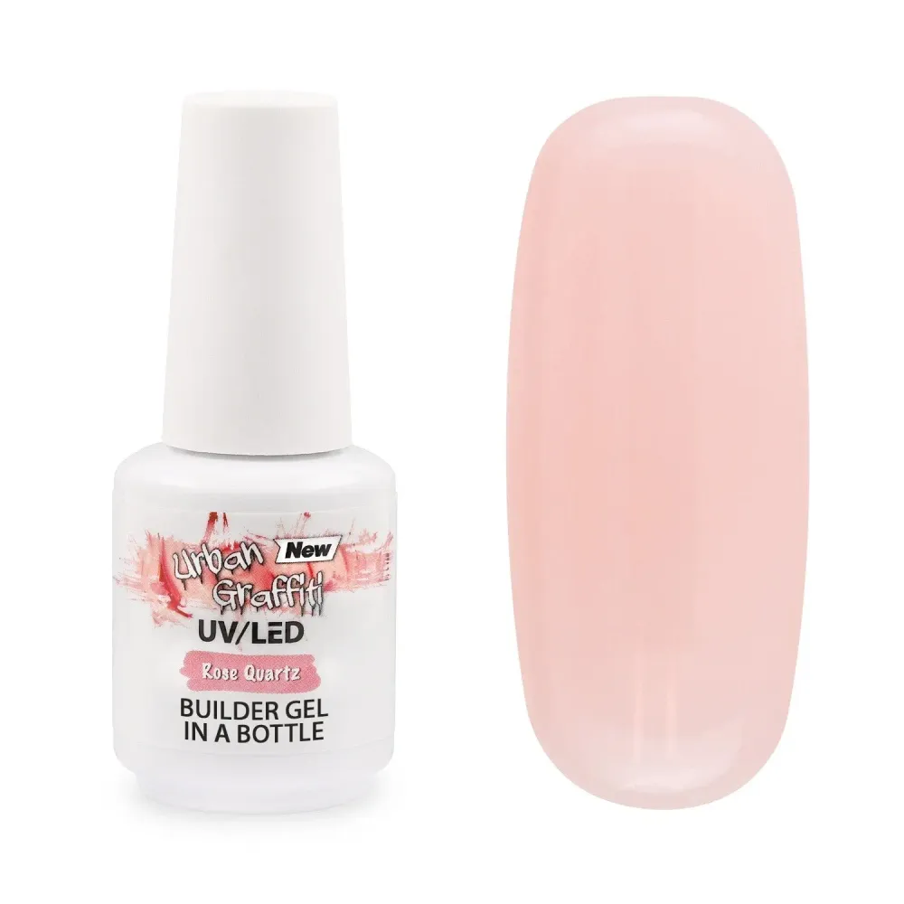 Rose Quartz - Builder u bočici - Urban Graffiti Builder Gel - 15ml
