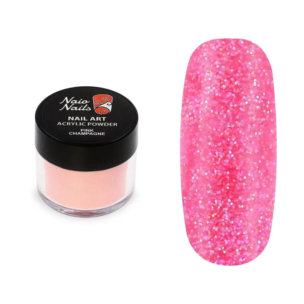 Ružičasti šampanjac shimmer akrilni prah - 12g