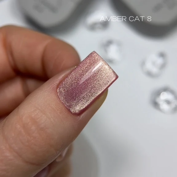 Gel lak za nokte Amber Cat №8 10 ml Saga Professional