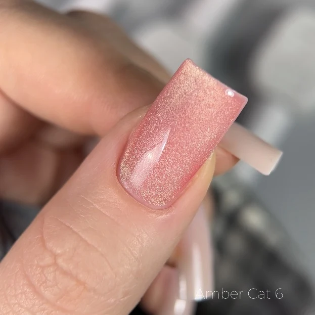 Gel lak za nokte Amber Cat №6 10 ml Saga Professional