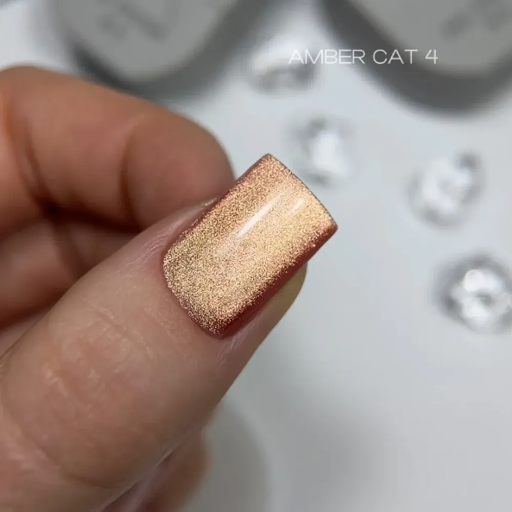 Gel lak za nokte Amber Cat №4 10 ml Saga Professional